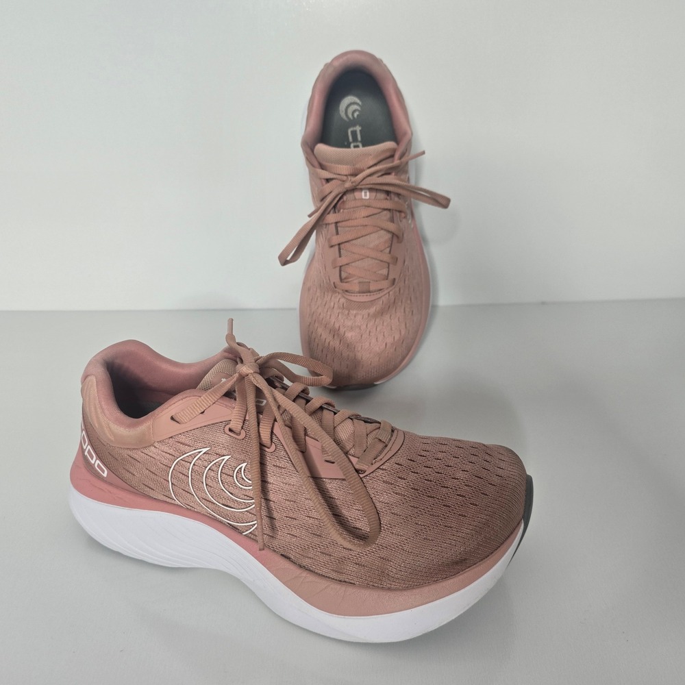 Topo Athletic Atmos Mauve Pink Running Shoes Womens ZipFoam 5mm Drop Sneaker 7.5